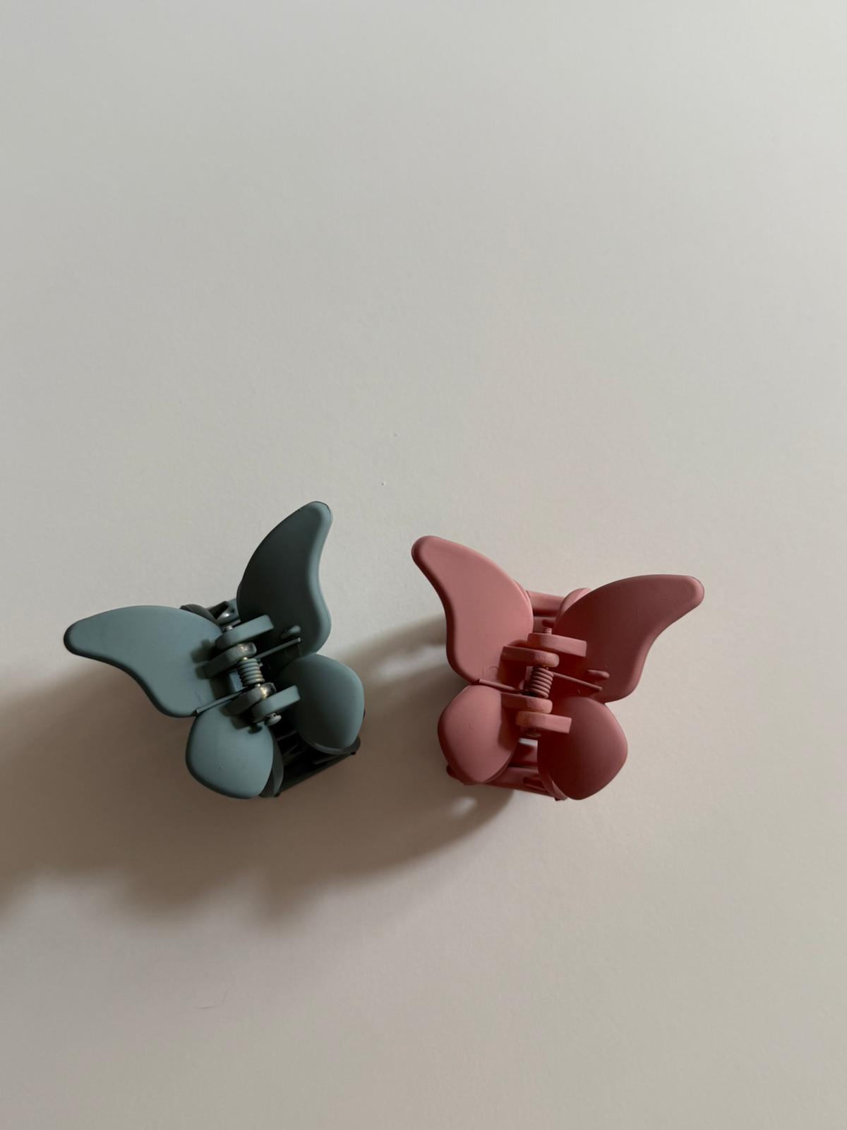 Haarklammer 2er Set -SCHMETTERLING-