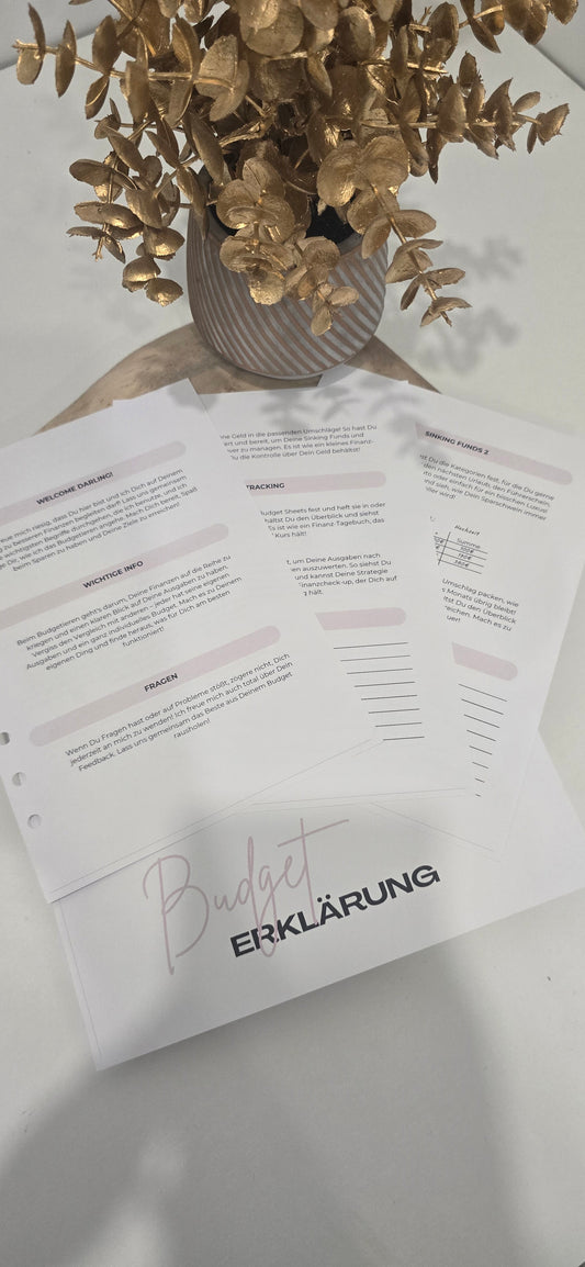 Budget-Planer A5 "SWEET ROSE"