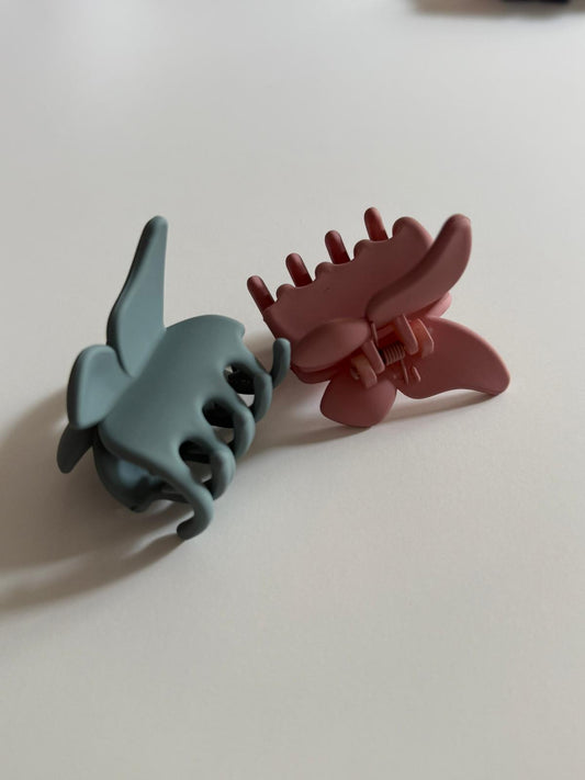 Haarklammer 2er Set -SCHMETTERLING-