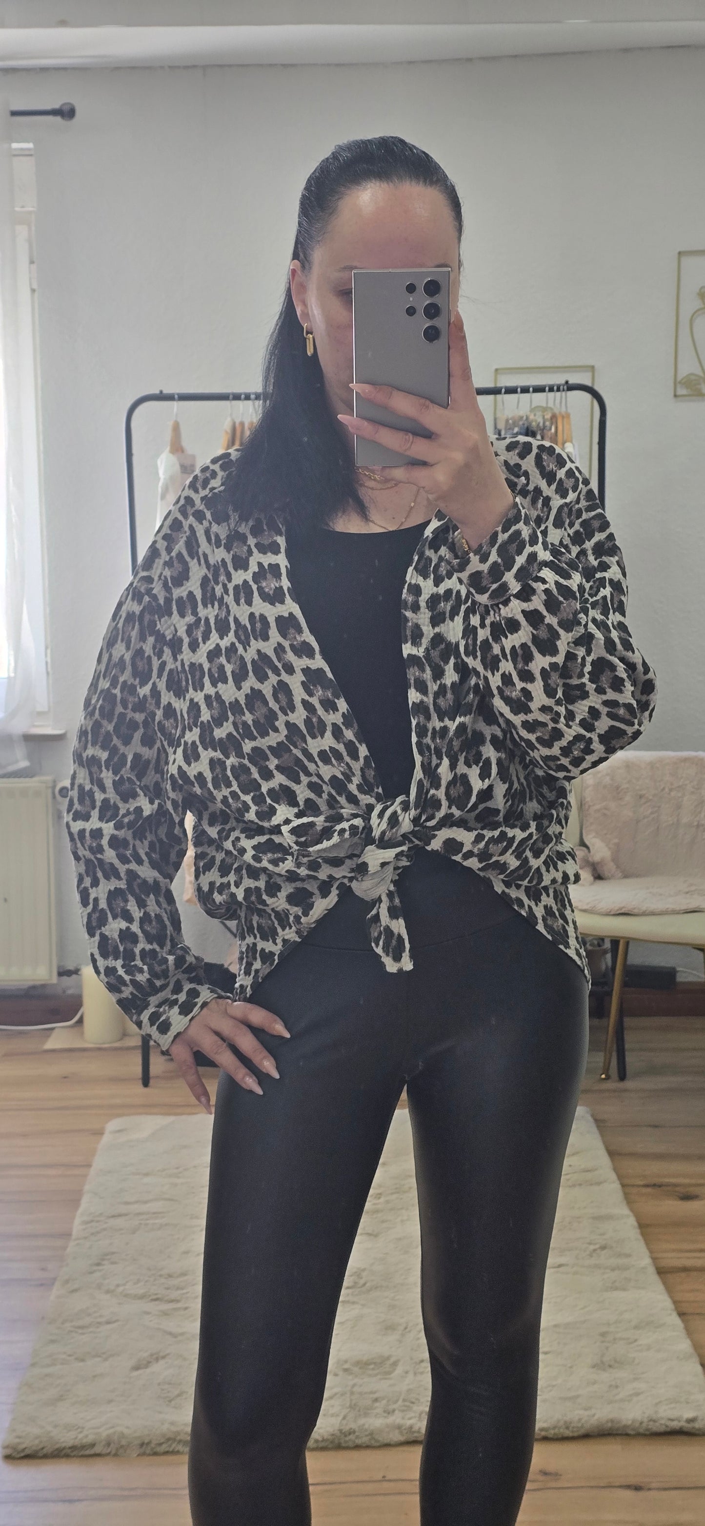 Musselin Bluse - Leona - One Size